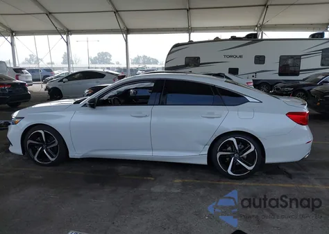 2022 Honda Accord Sport из США, поврежденный, VIN 1HGCV1F37NA115610